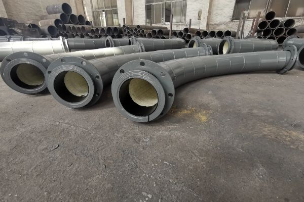 输送石灰浆液管道内衬陶瓷管 输送石灰浆液管道内衬陶瓷管