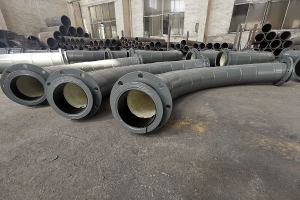 除尘灰件90°内衬陶瓷耐磨弯头 除尘灰件90°内衬陶瓷耐磨弯头